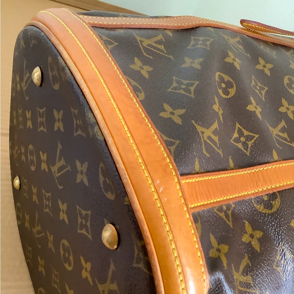 Louis Vuitton Brown Monogram Shoulder Bag - Picture 7 of 10